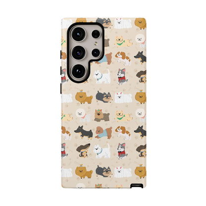 Cute Dogs: Tough Case for iPhone, Samsung Galaxy and Google Pixel devices
