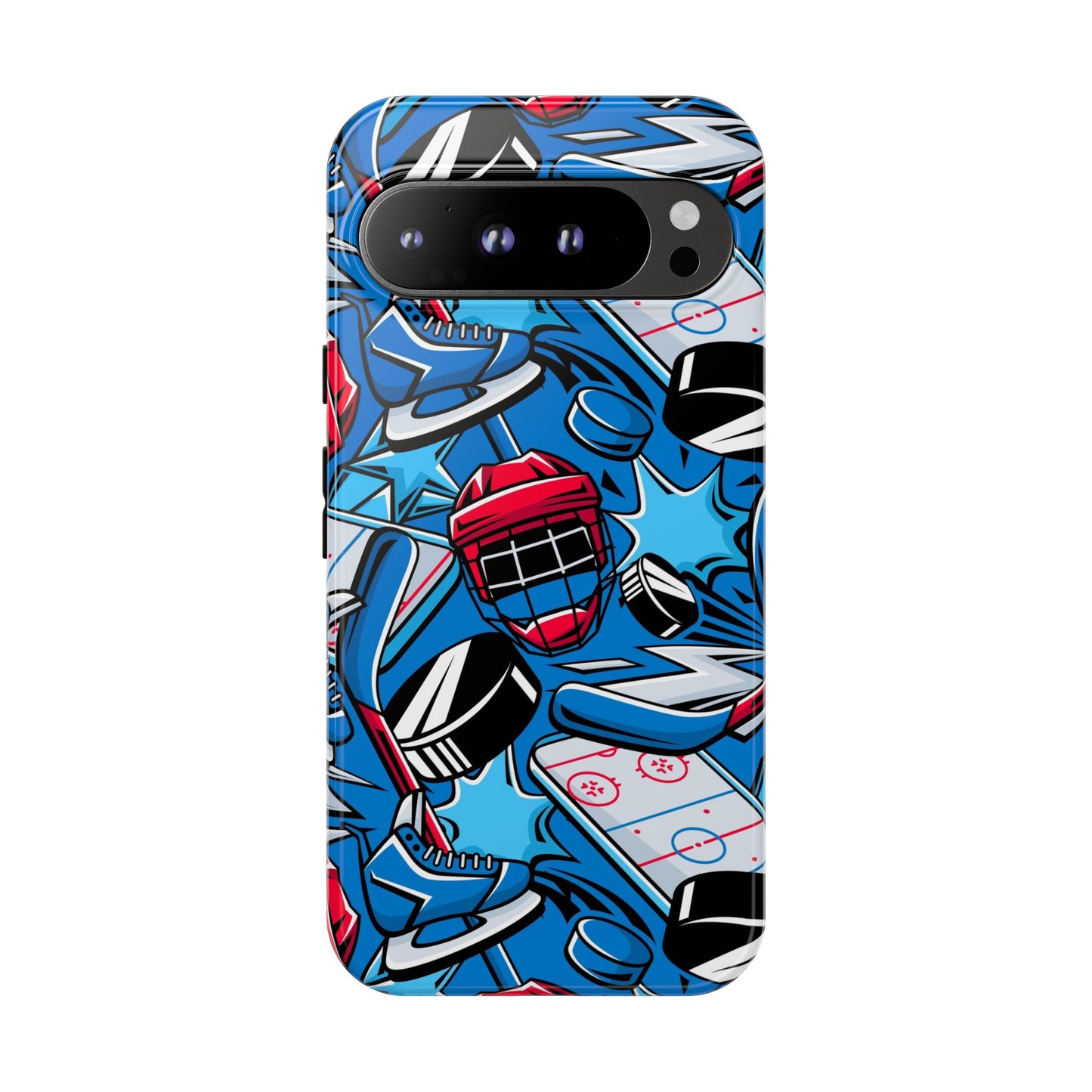Ice Hockey PowerPlay: Sports-Inspired Phone Case for iPhone, Samsung Galaxy and Google Pixel devices