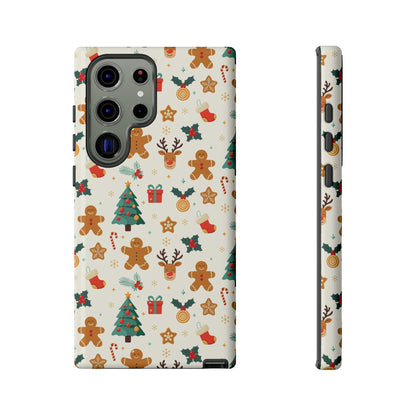 Gingerbread Holidays: Xmas-themed phone case for iPhone, Samsung and Google Pixel