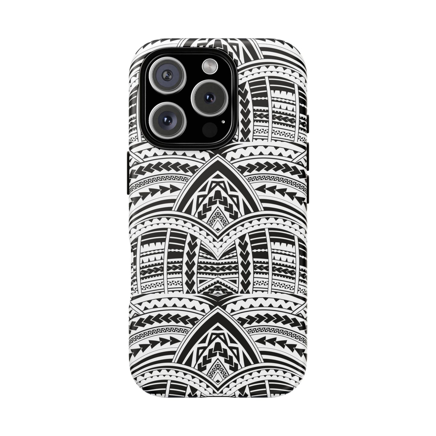 Tatoeage: telefoonhoesje met tribalpatroon voor iPhone, Samsung Galaxy en Google Pixel