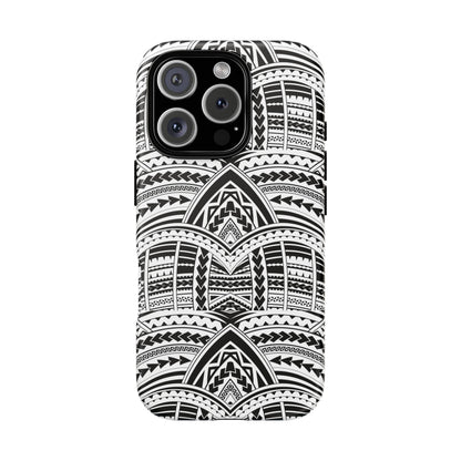 Tatoeage: telefoonhoesje met tribalpatroon voor iPhone, Samsung Galaxy en Google Pixel