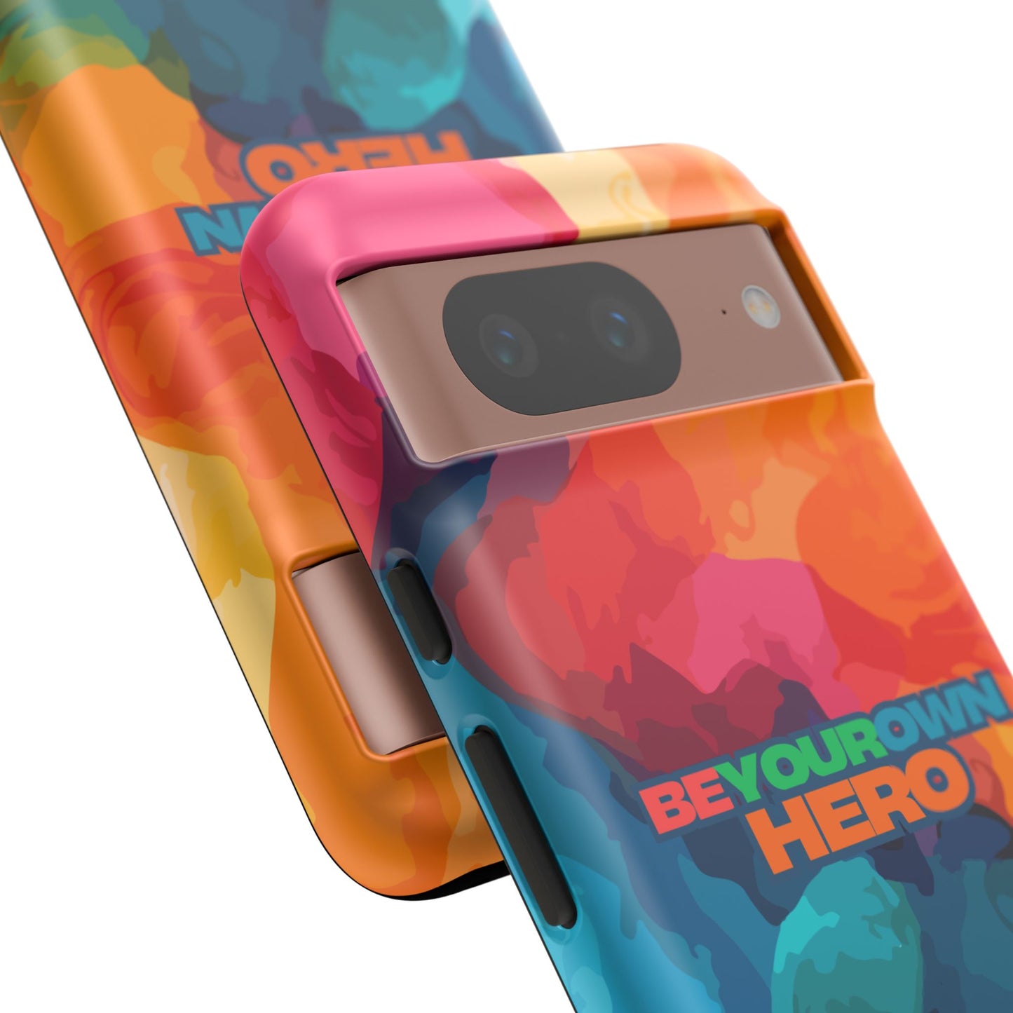 Be Your Own Hero: Inspiring Quote Phone Case for iPhone, Samsung Galaxy and Google Pixel