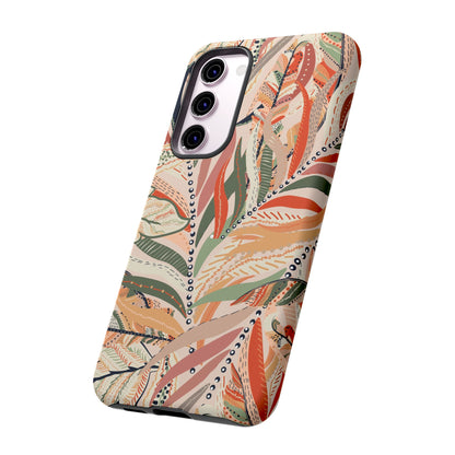 Terracotta Leaves Phone Case: Nature‑Inspired Art for iPhone, Samsung Galaxy and Google Pixel devices