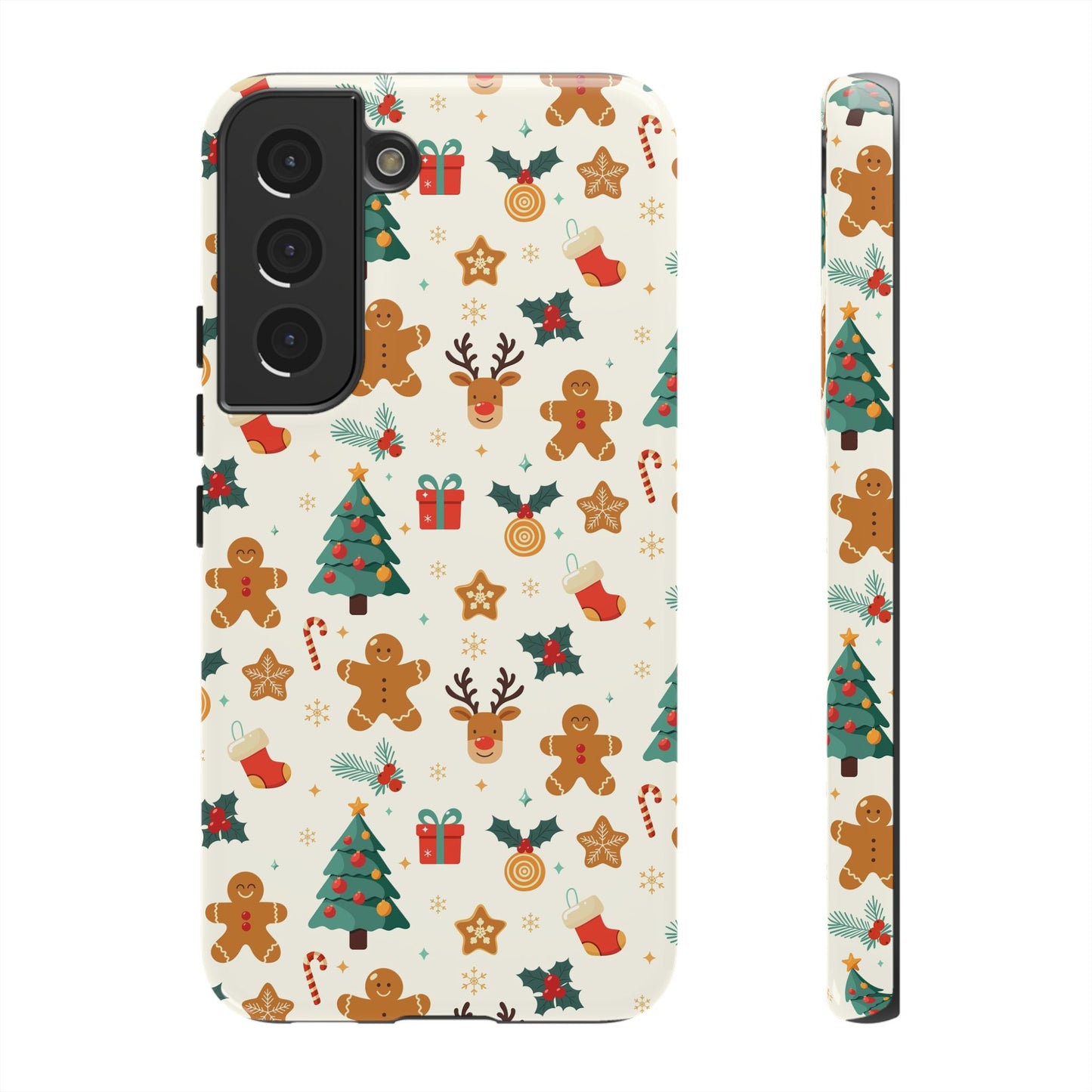 Gingerbread Holidays: Xmas-themed phone case for iPhone, Samsung and Google Pixel