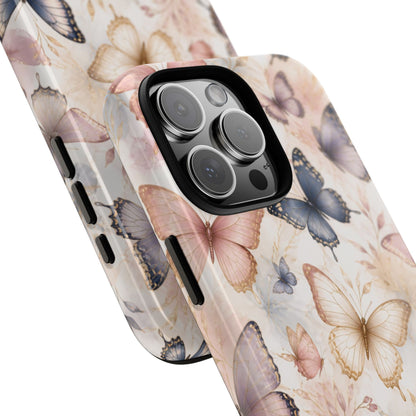 Butterfly Pastels Phone Case: Tough Case for iPhone and Samsung Galaxy devices