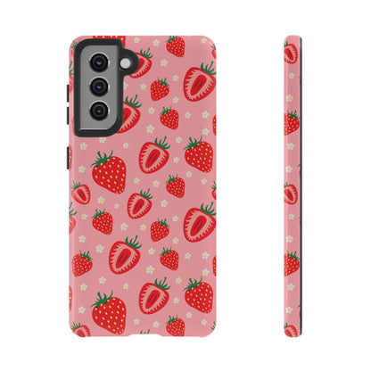 Berry Strawberry: Fruit-inspired phone case for iPhone, Samsung Galaxy and Google Pixel devices