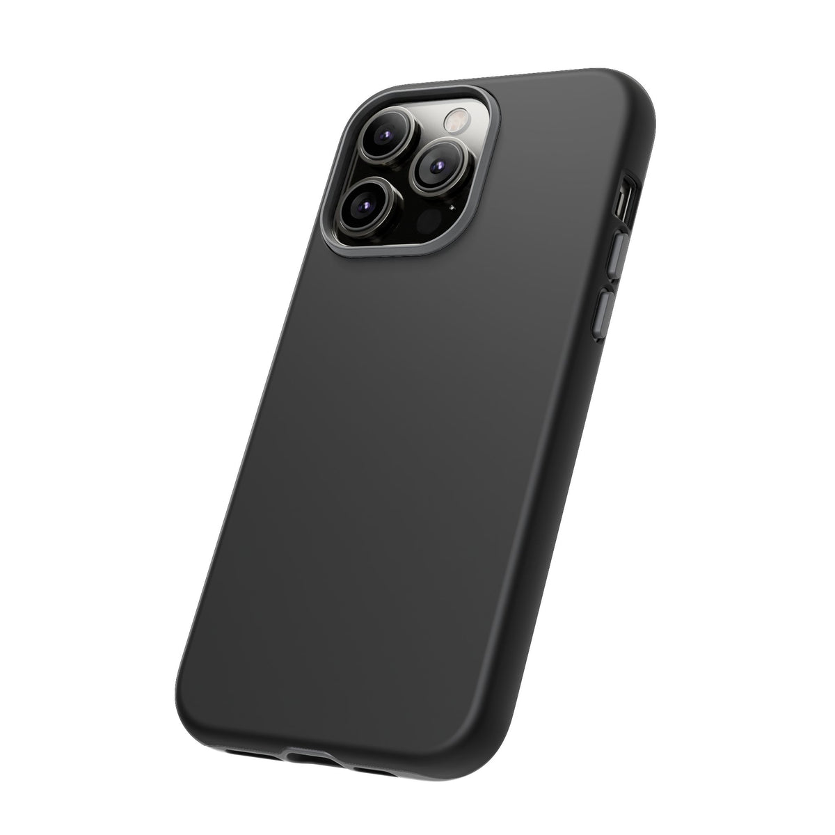 Space Black: Pure black phone case for iPhone, Samsung Galaxy and Google Pixel devices