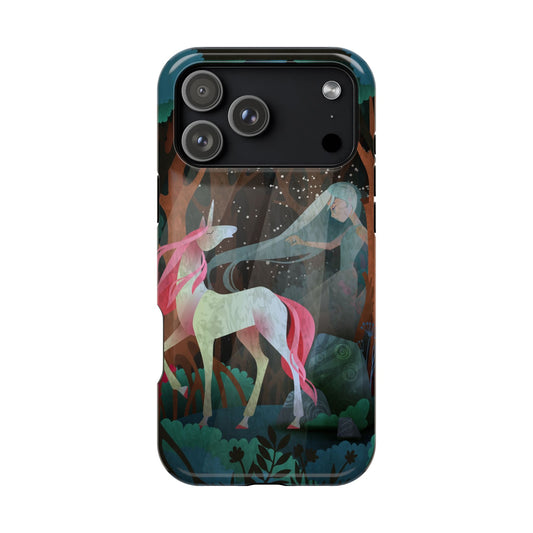 Fairy & Unicorn: Enchanted MagSafe Phone Case for iPhone
