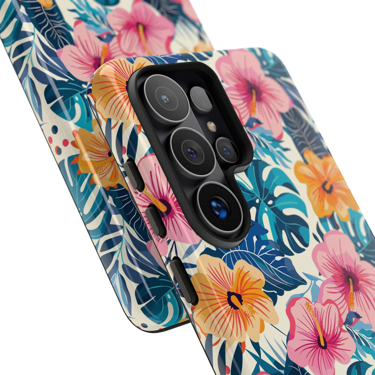 Hibiscus Bloom: Cute Floral Phone Case for iPhone, Samsung and Google Pixel