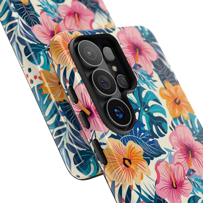 Hibiscus Bloom: Cute Floral Phone Case for iPhone, Samsung and Google Pixel