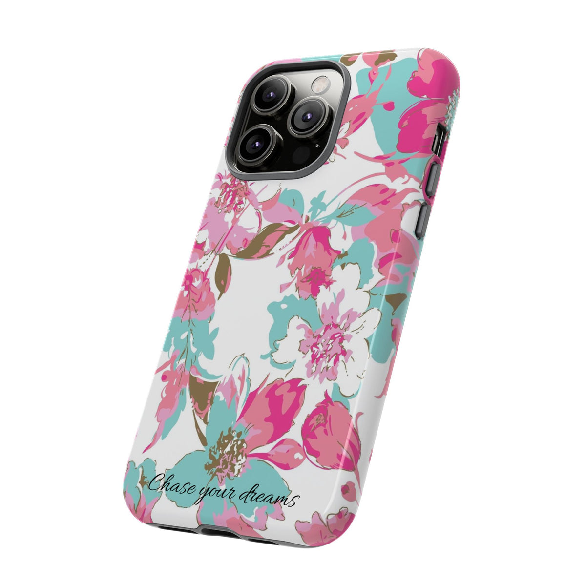 Chase your dreams: Artistic and elegant phone case for Apple iPhone, Samsung Galaxy and Pixel devices