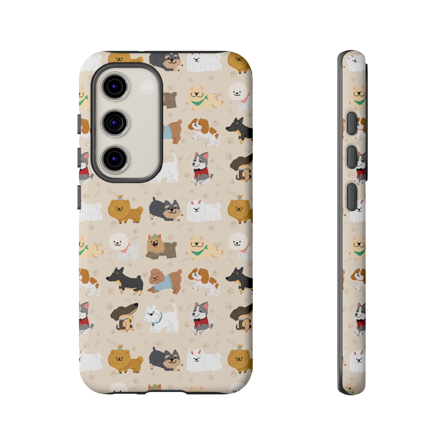 Cute Dogs: Tough Case for iPhone, Samsung Galaxy and Google Pixel devices