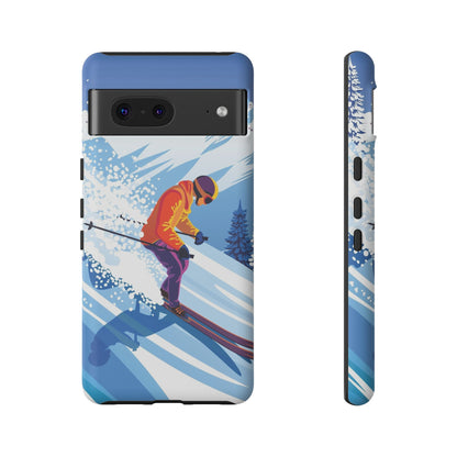 Glacier Rush: Ice Ski inspired phone case for iPhone, Samsung Galaxy and Google  Pixel devices