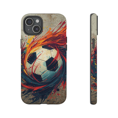 Football Swirl: Phone Case for iPhone, Samsung Galaxy and Google Pixel devices
