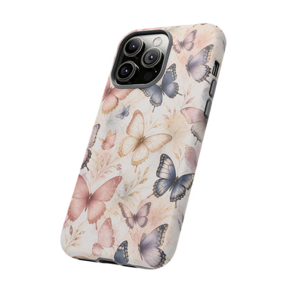Butterfly Pastels Phone Case: Tough Case for iPhone and Samsung Galaxy devices
