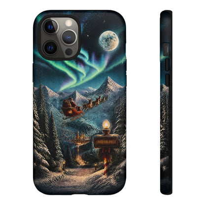 Santa Claus North Pole Adventure: Christmas Themed Phone Case for iPhone, Samsung Galaxy and Google Pixel devices
