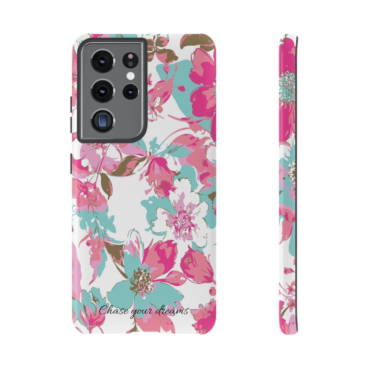 Chase your dreams: Artistic and elegant phone case for Apple iPhone, Samsung Galaxy and Pixel devices
