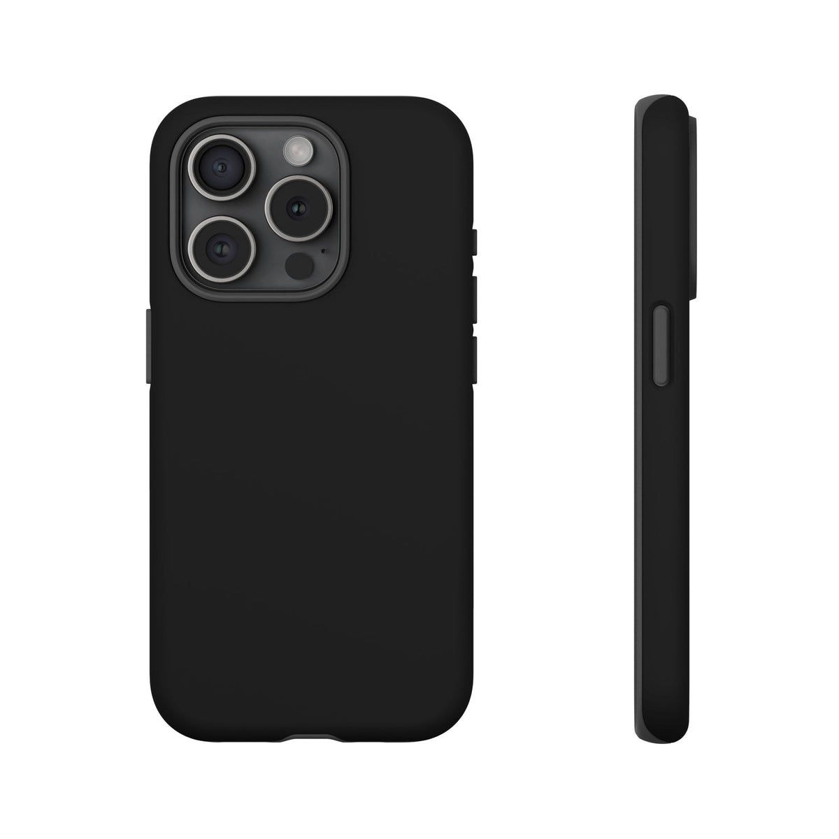 Space Black: Pure black phone case for iPhone, Samsung Galaxy and Google Pixel devices