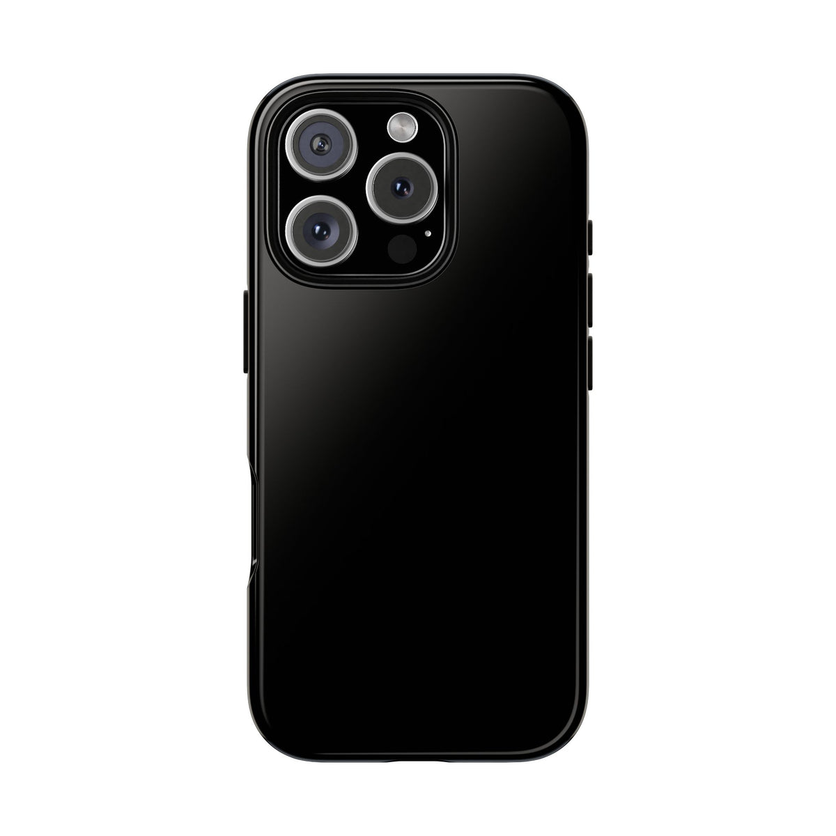 Space Black: Pure black phone case for iPhone, Samsung Galaxy and Google Pixel devices