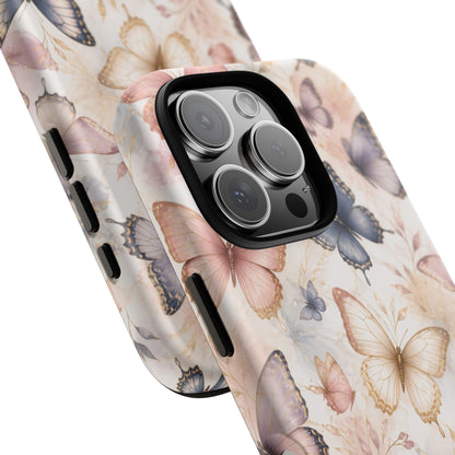 Butterfly Pastels Phone Case: Tough Case for iPhone and Samsung Galaxy devices