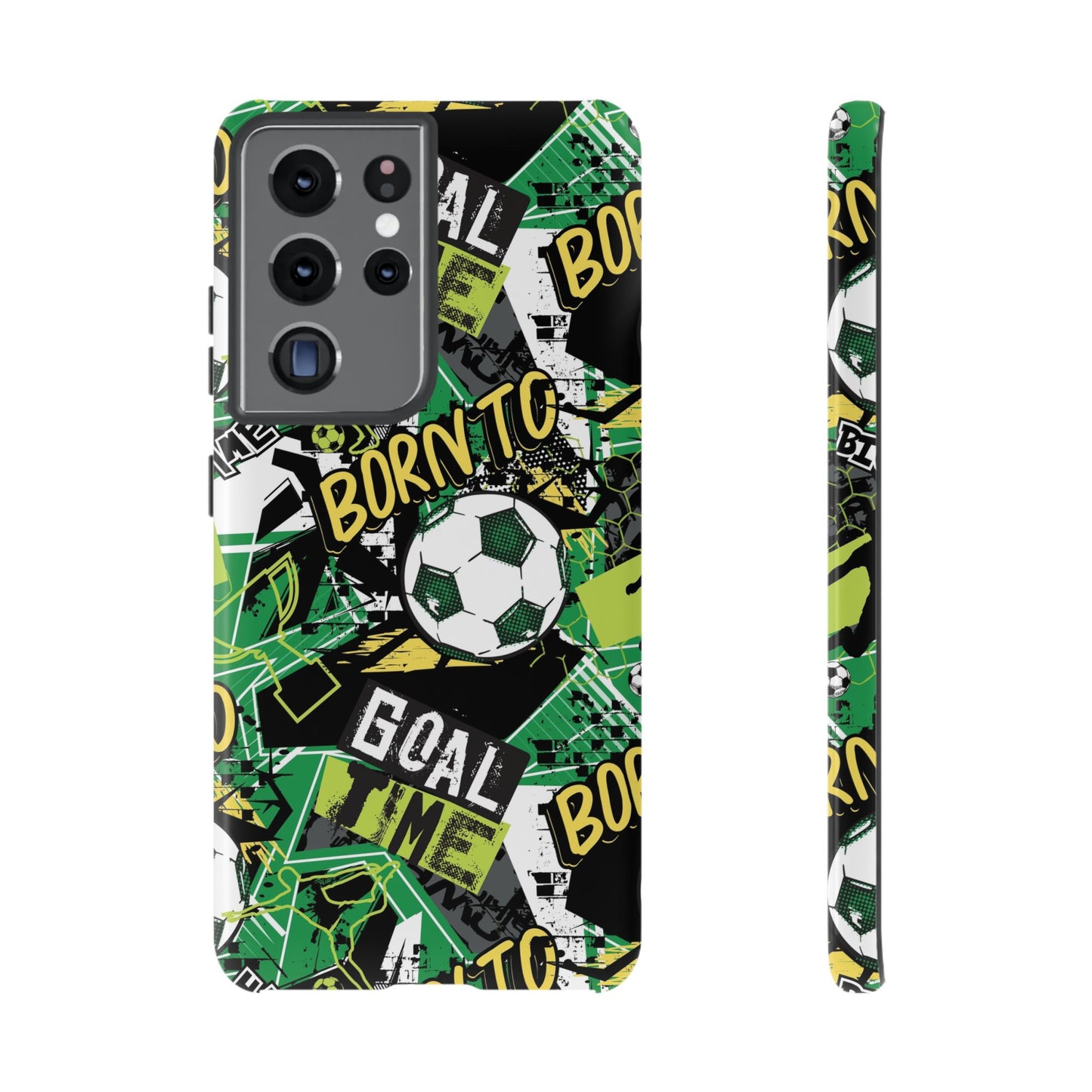 Born to Goal: Football-inspired phone case for iPhone and Samsung Galaxy