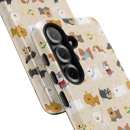 Cute Dogs: Tough Case for iPhone, Samsung Galaxy and Google Pixel devices