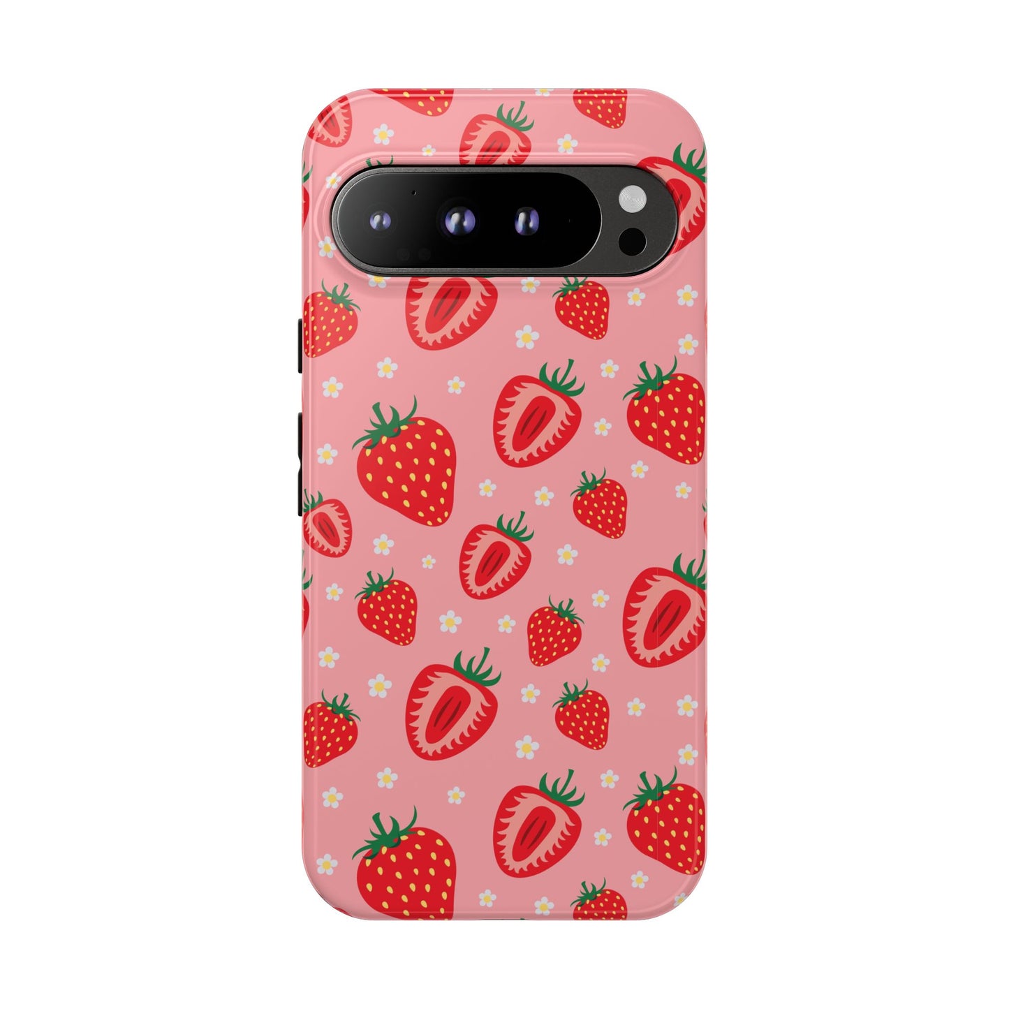 Berry Strawberry: Fruit-inspired phone case for iPhone, Samsung Galaxy and Google Pixel devices