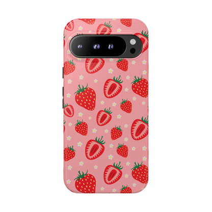 Berry Strawberry: Fruit-inspired phone case for iPhone, Samsung Galaxy and Google Pixel devices