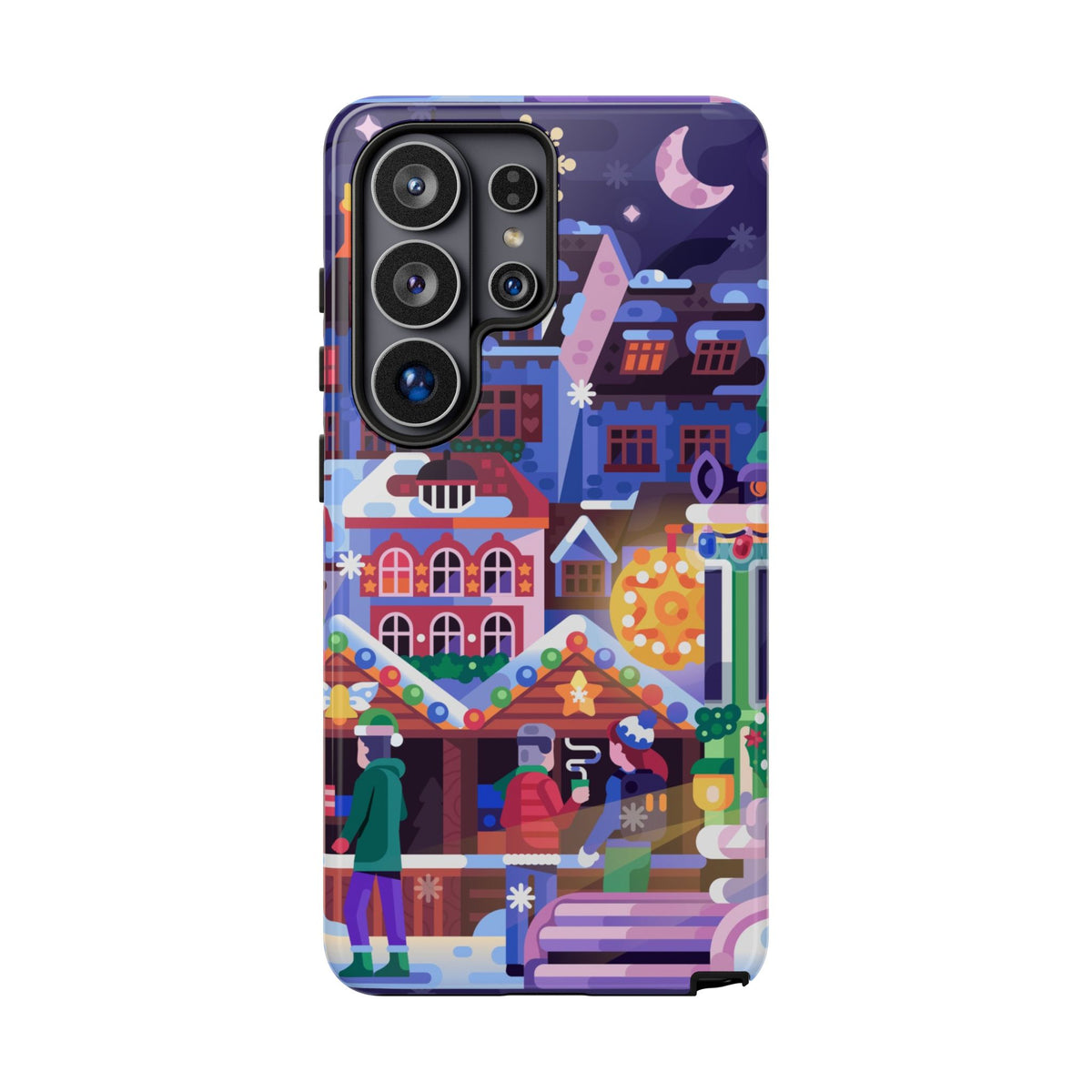 Christmas Fair in Old Town: Holiday-Themed case for iPhone, Samsung Galaxy and Google Pixel