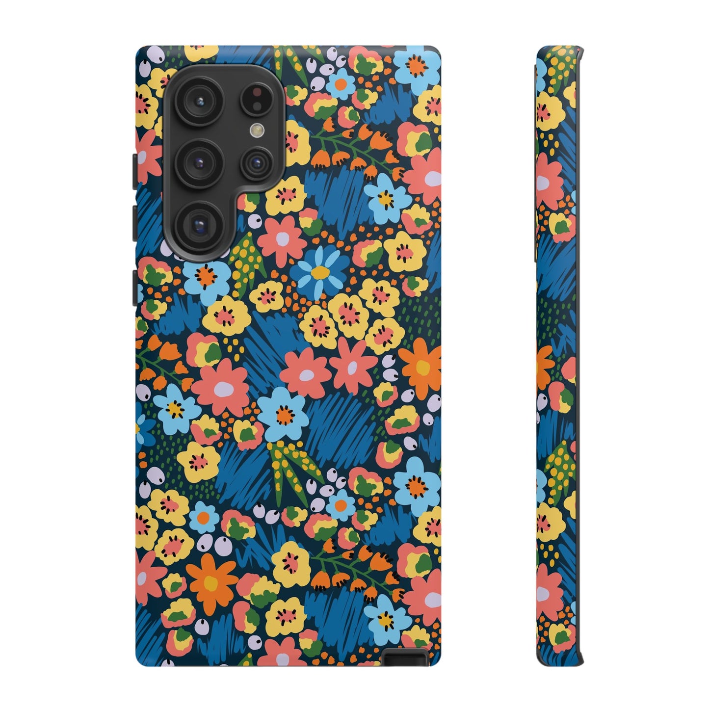 Bloom Burst: Color and Joy Themed Phone Case for iPhone, Samsung Galaxy and Google Pixel devices