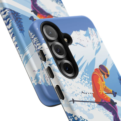 Glacier Rush: Ice Ski inspired phone case for iPhone, Samsung Galaxy and Google  Pixel devices
