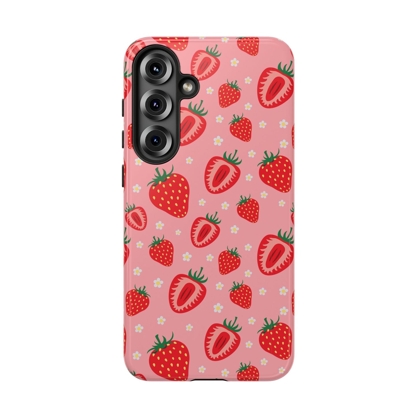 Berry Strawberry: Fruit-inspired phone case for iPhone, Samsung Galaxy and Google Pixel devices
