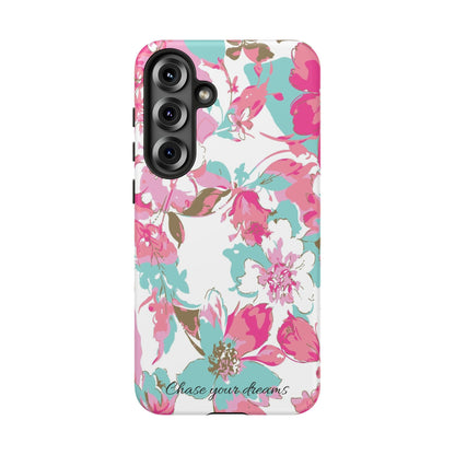 Chase your dreams: Artistic and elegant phone case for Apple iPhone, Samsung Galaxy and Pixel devices