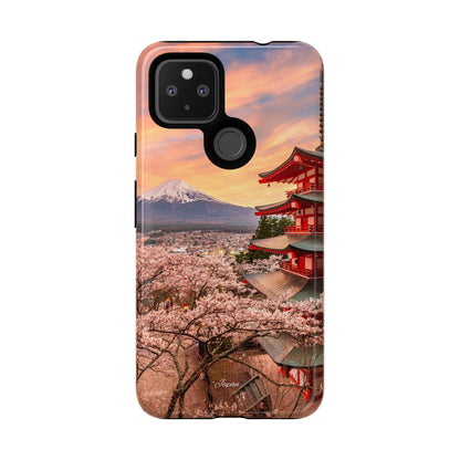Cherry Blossoms Mt. Fuji phone case for iPhone, Galaxy and Pixel devices