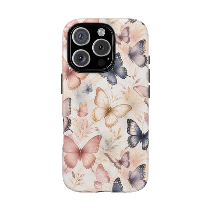Butterfly Pastels Phone Case: Tough Case for iPhone and Samsung Galaxy devices