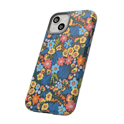 Bloom Burst: Color and Joy Themed Phone Case for iPhone, Samsung Galaxy and Google Pixel devices
