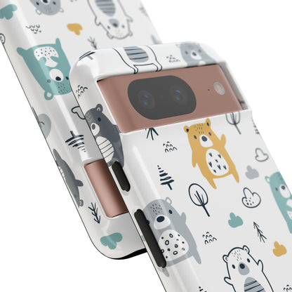 Bear Friends: Cute Phone Case for iPhone, Samsung Galaxy and Google Pixel devices