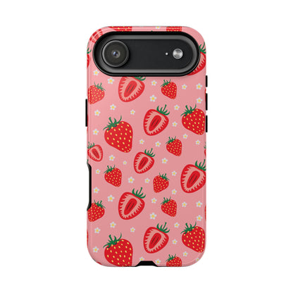 Berry Strawberry: Fruit-inspired phone case for iPhone, Samsung Galaxy and Google Pixel devices