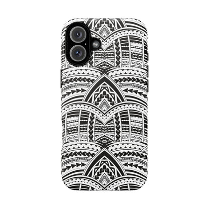 Tatoeage: telefoonhoesje met tribalpatroon voor iPhone, Samsung Galaxy en Google Pixel