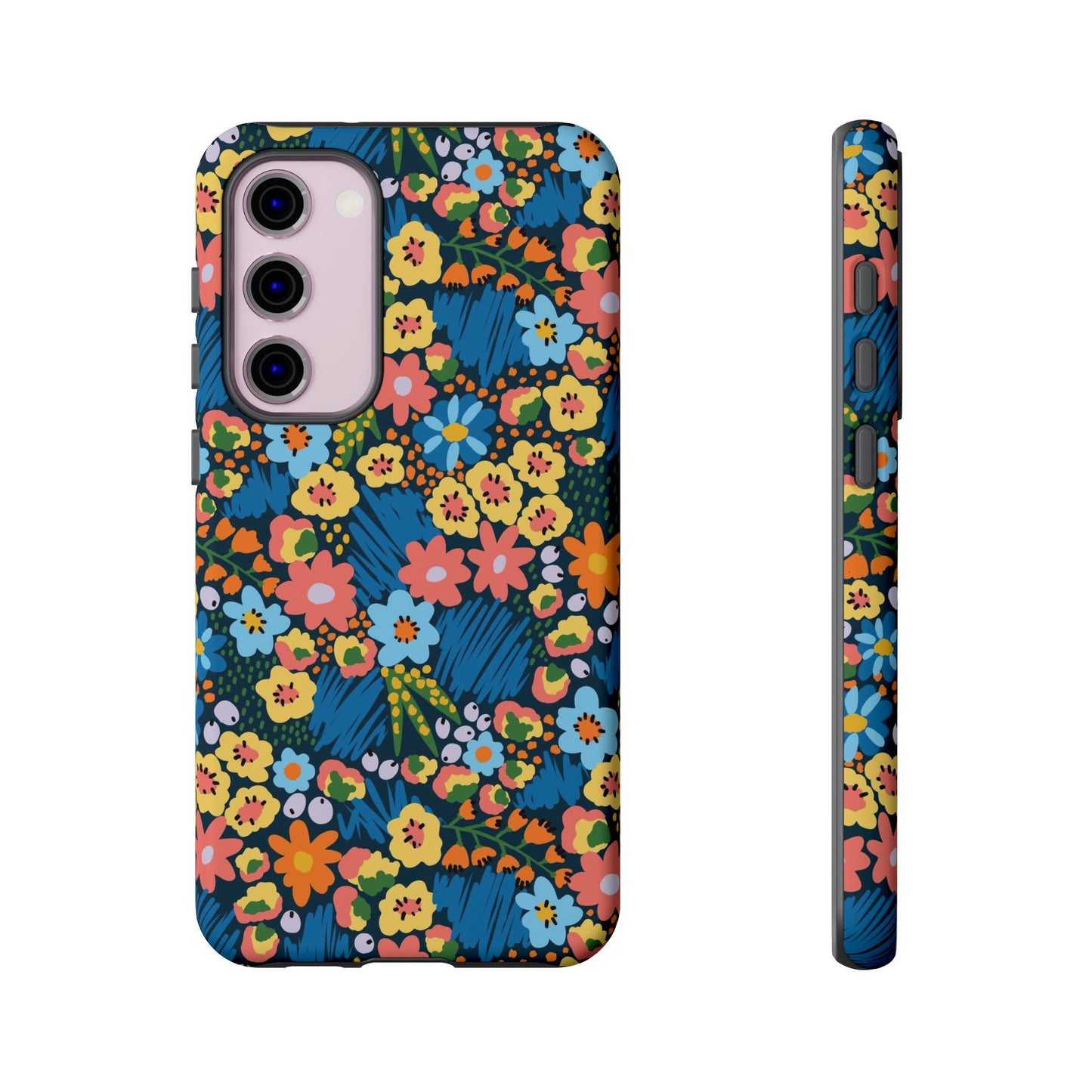 Bloom Burst: Color and Joy Themed Phone Case for iPhone, Samsung Galaxy and Google Pixel devices