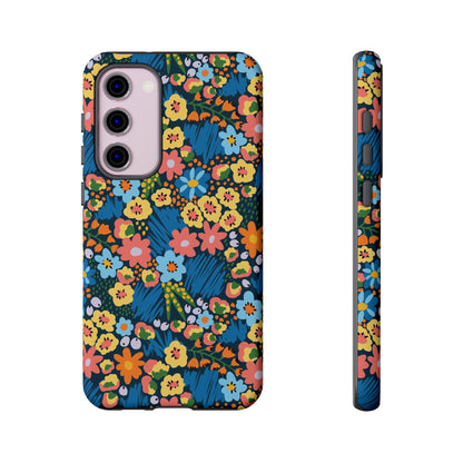 Bloom Burst: Color and Joy Themed Phone Case for iPhone, Samsung Galaxy and Google Pixel devices