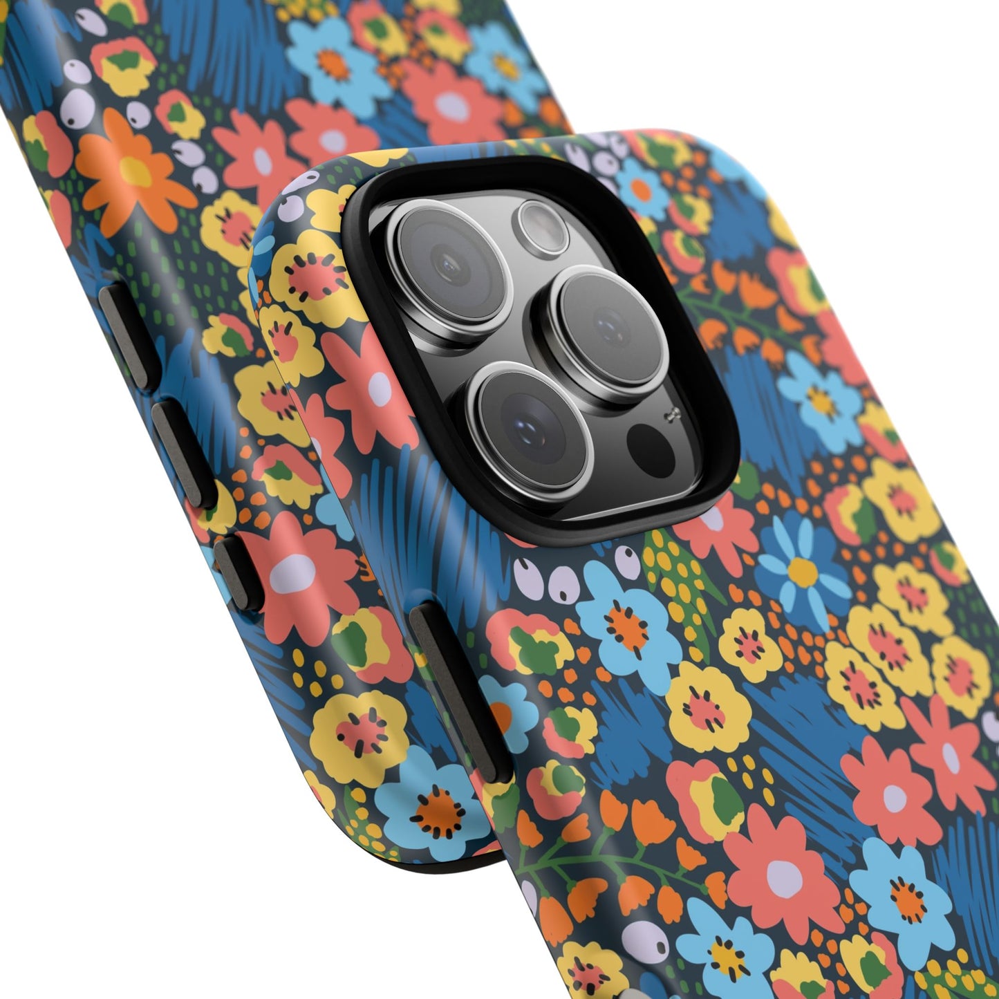 Bloom Burst: Color and Joy Themed Phone Case for iPhone, Samsung Galaxy and Google Pixel devices