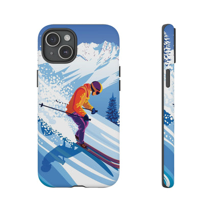 Glacier Rush: Ice Ski inspired phone case for iPhone, Samsung Galaxy and Google  Pixel devices