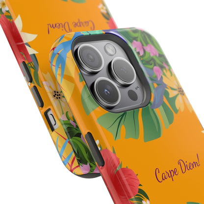 Carpe Diem: Colorful MagSafe Phone Case for iPhone