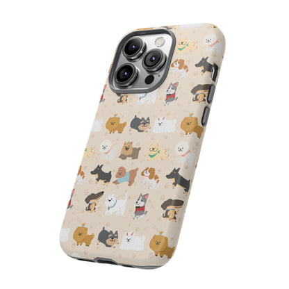 Cute Dogs: Tough Case for iPhone, Samsung Galaxy and Google Pixel devices