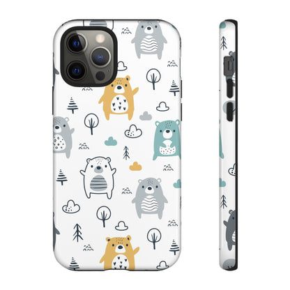 Bear Friends: Cute Phone Case for iPhone, Samsung Galaxy and Google Pixel devices