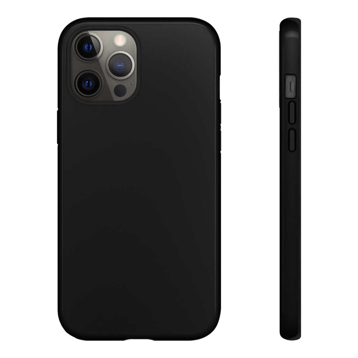 Space Black: Pure black phone case for iPhone, Samsung Galaxy and Google Pixel devices