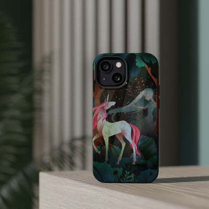 Fairy & Unicorn: Enchanted MagSafe Phone Case for iPhone