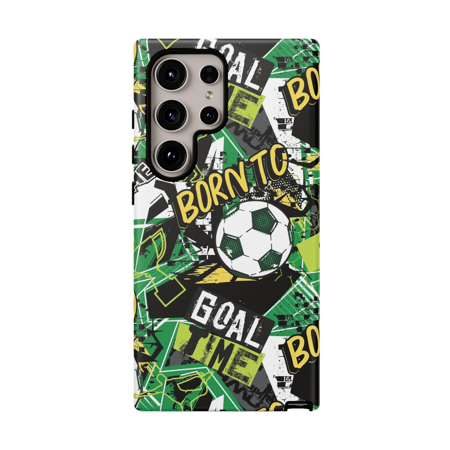 Born to Goal: Football-inspired phone case for iPhone and Samsung Galaxy