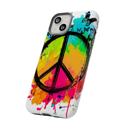 Peace Bloom: Inspiring Phone Case for iPhone and Samsung Galaxy